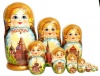 Матрешка "Москва" 10 мест 27 см. арт. 1652223