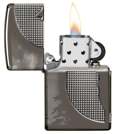Зажигалка Armor™ High Polish Black Ice® ZIPPO 49353