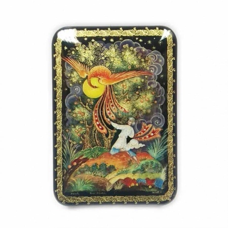 Шкатулка Холуй "Жар птица" 13х9см арт. 1118075