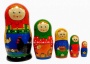 Матрешка сергеево_посадская 5 мест 18см арт 94578