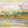 Гравюра на меди "Кремль-Набережная Москвы реки" 22х27см Арт. 290119177