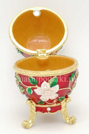 Яйцо Фаберже пасхальное с пчелкой 9см арт. 84643 