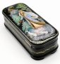 Шкатулка "Снегурочка" палех 10х4 см. арт. 4167876 