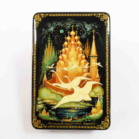 Шкатулка Холуй "Прощальная песня" 15х10см арт. 140119057