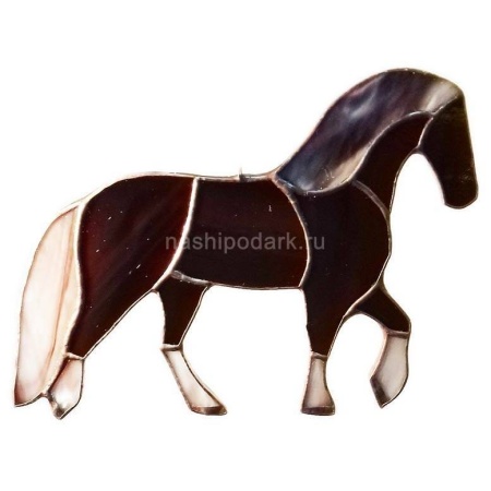 Витраж фигурка "Лошадки" 7х10см Арт. 150319543 