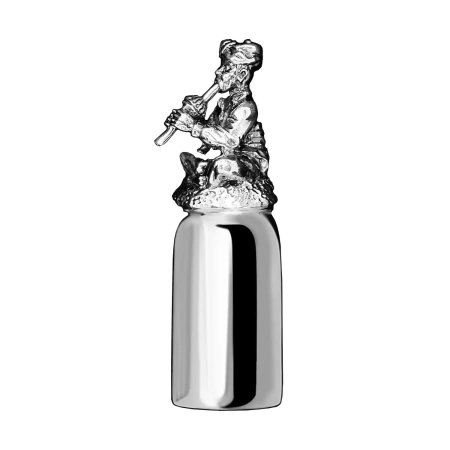 Рюмка "Заклинатель змей" посеребренная с чернением Артикул: КМ384РМ06 