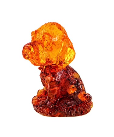 Собака Рокки Янтарный 35х60 мм. арт. 1511