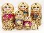 Матрешка жжонка 7 мест 11см арт. 96549