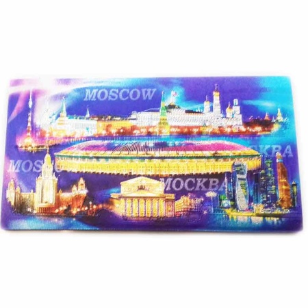  Магнит "Достопримечательности Москвы"  6х11см Арт. 140219258