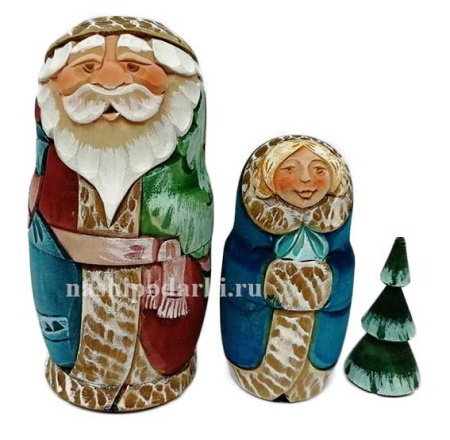Матрешка дед мороз