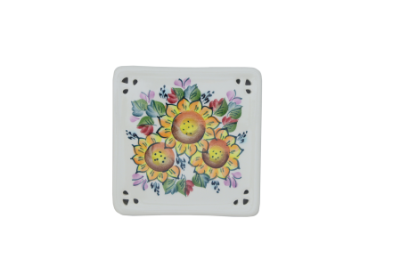 Плакетка Пртветствие (вариация росписи Подсолнух) Арт.: 03300