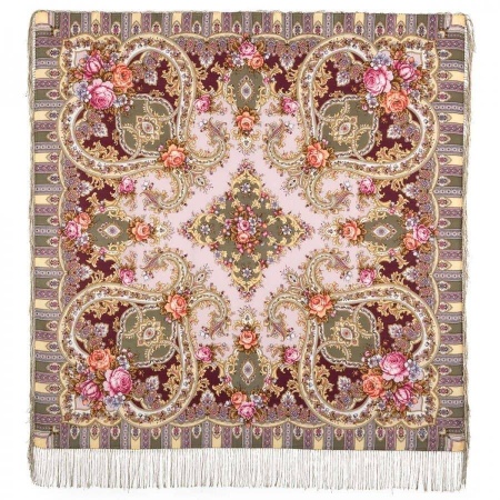 Павлопосадский платок «Таинственный образ» 1782-53 