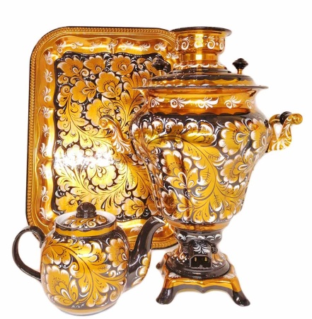 Самовар электрический набор 3 литра "Кудрина" арт. 7782262 