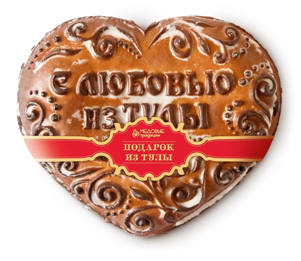 Пряник «С любовью из Тулы», сердечко, 850 гр. арт. 746499