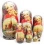 Матрешка "Москва - ХВБ"  7 мест 26см арт. 9876541