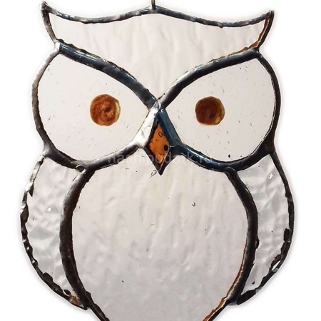 Витражная подвеска "Сова" 9х6см Арт. 150319548 
