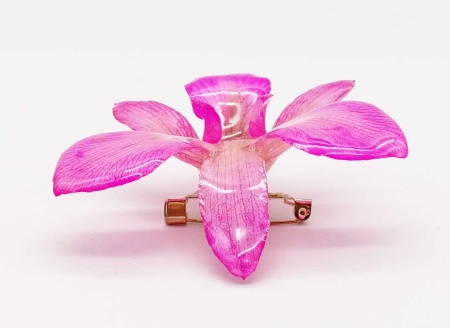 Брошка-кулон орхидея 7х7 см. арт. 83255 