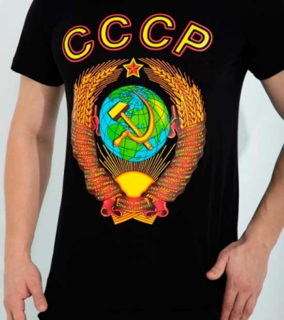 Футболка сувенирная с принтом "СССР" M-XLL арт. 9383533