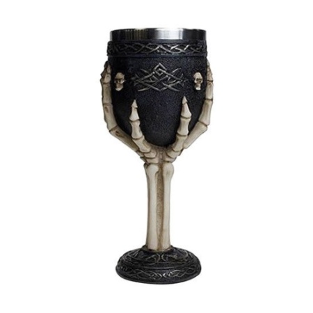 Бокал на ножке "Рука №2" (металл внутри) Артикул: 4274 