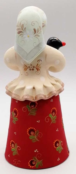 ковровская глиняная игрушка барыня с ковшом 18 см. арт. 753876