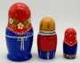 Матрёшка Сергиево-посадская 3 куклы 10 см. арт.7765311