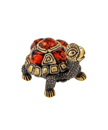 Фигурка из латуни Черепаха Тортилла 50х30 мм. арт. 1863