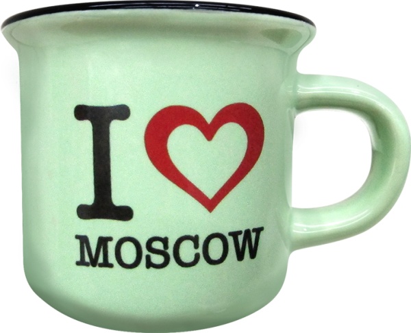 Мини-кружка Москва "I love Moscow" арт 987333