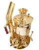 Самовар на дровах 7 литров под золото с набором арт. 3274129 