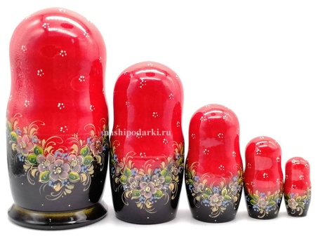 Матрешка "Автоская" 18 см. 5 мест арт. 54874221