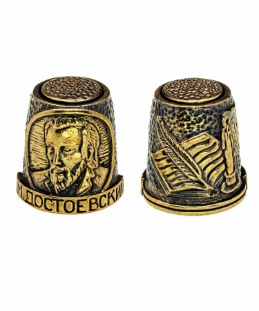 Наперсток Достоевский Ф.М. 20х24 мм. арт. 940.1 Наперсток Достоевский Ф.М. 20х24 мм. арт. 940.1