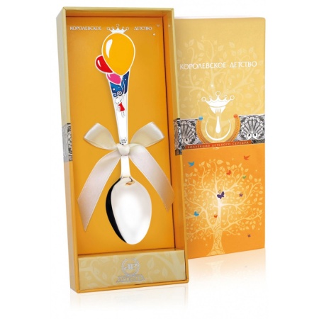 Детская серебряная ложка "Мечта" Артикул: 732ЛЖ05007, магазин 