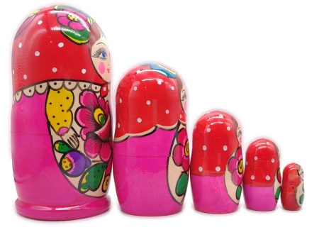 Матрешка полховская 11 см. арт. 86322