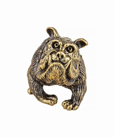 Собака Бульдог Английский Черчель б/п 46х30 мм. арт. 942.1