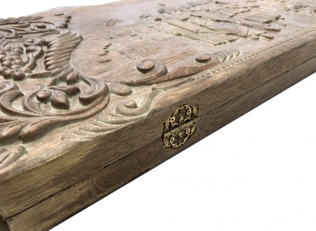 Нарды резные "Ноев Ковчег" патина, Ustyan Артикул: GU080-P 