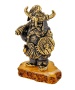 Фигурка из латуни с янтарем Викинг 2146