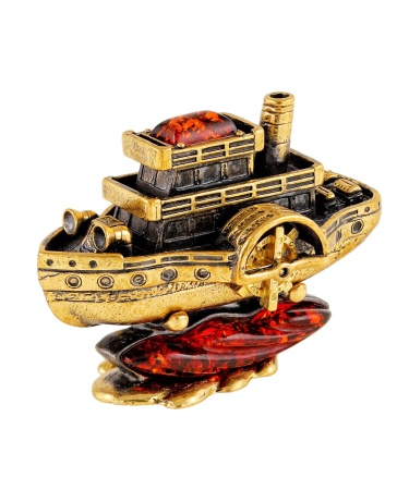 Корабль Пароходик без подставки 60х40 мм. арт. 2259.1