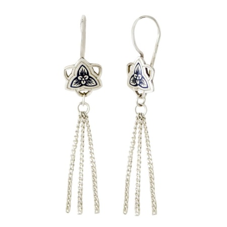 картинка Серебряные Серьги "Твист" Арт: 10030884А05 