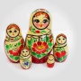 Матрешка "Вятская" 5 мест 9см арт. 1218743