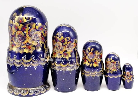 Матрешка Москва ХВБ 18 см. 5 мест арт. 64883