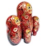 Матрешка деревяная 5 частей 19см Арт. 2102283