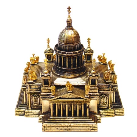 Фигурка из латуни Исакиевский Собор (Санкт-Петербург) арт. 1440