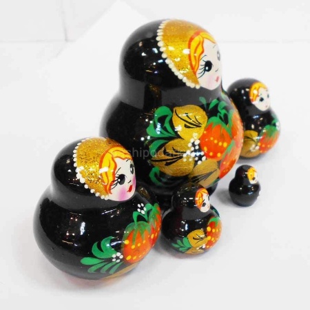 Матрешка "Вятская" 5 мест 7см арт. 1218738