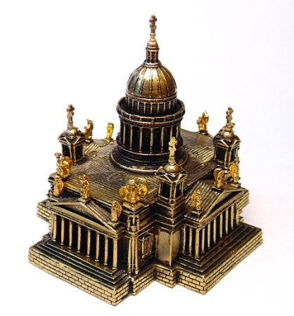 Фигурка из латуни Исакиевский Собор (Санкт-Петербург) арт. 1440