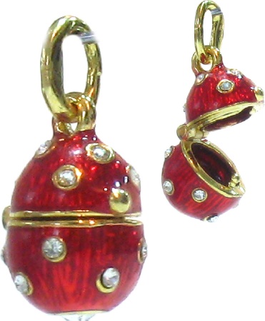 Кулон "Орешек" открывающийся красный арт. 1214011001