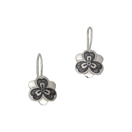 картинка Серебряные Серьги "Три желания" Арт: 10030826А05 