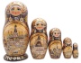 Матрешка Москва 19 см 5 мест арт. 682229