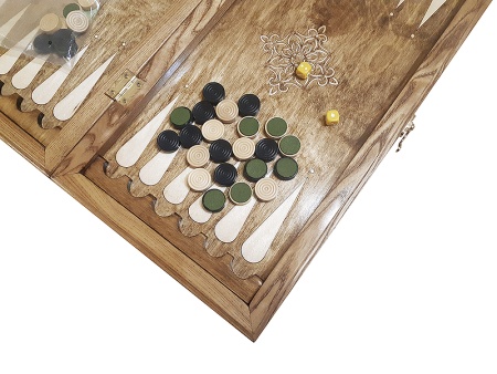 Нарды Престиж "Декея" ясень + кожа, 50, Partida Артикул: dpd50 