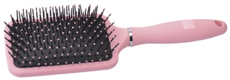 Массажная щетка на подушке "Клубничная глазурь" DEWAL BEAUTY DBKG4 