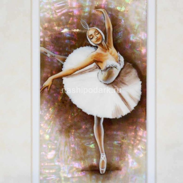 Картина с перламутром "Балерина" 27х20см Арт. 290119166