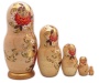 Матрешка матовая "Рябинка" 14 см. 5 мест арт. 573228